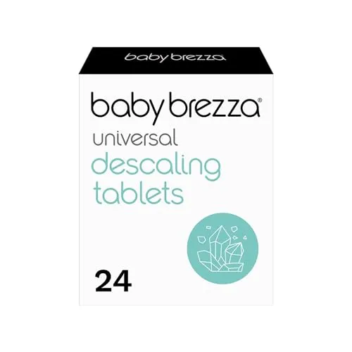 Baby Brezza Universal Entkalkungstabletten für Baby Brezza Geräte – Effektive & babygerechte Reinigung – Entfernt Kalk & Rückstände – Hypoallergen & geruchlos – Verlängert die Lebensdauer Ihres Geräts