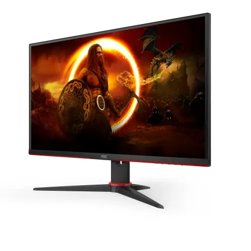 AOC Gaming 27G2SPAE - 27 Zoll FHD Monitor mit 165 Hz und 1 ms Reaktionszeit, ideal für flüssiges Gaming und reduzierten Augenkummer