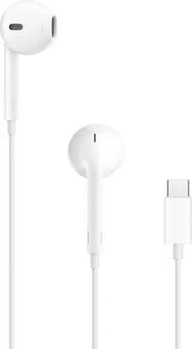 Apple EarPods (USB-C) - Kabelgebundene In-Ear Kopfhörer mit tiefem Bass und integriertem Mikrofon für iPhone 15, ideal für Musik und Anrufe