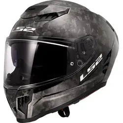 LS2 Motorradhelm FF807 Dragon Forged Carbon – Atmungsaktiv und leicht - Motorradhelm aus 6K Carbon, bietet optimale Sicherheit und Komfort mit kratzfestem Visier und X-Static Innenpolster für besten Tragekomfort.