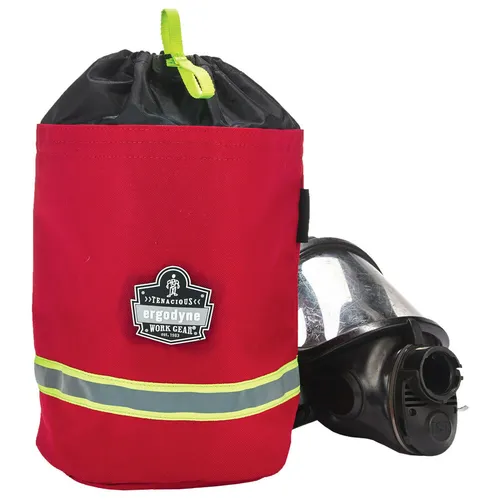 Ergodyne Arsenal 5080 SCBA Atemschutzmasken Tasche - Arbeits- & Schutzkleidung: Robuste 1000D Nylon Tasche mit Reflexstreifen für optimale Sichtbarkeit, ideal zum sicheren Transport und Schutz lebenswichtiger Atemschutzmasken.