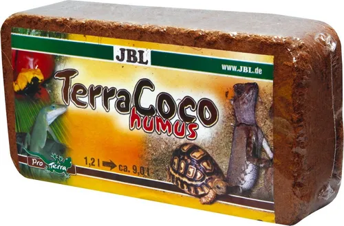 JBL TerraCoco Humus 71026 - 600 g, 9 l Bodengrund für Terrarien, natürlicher Kokos-Humus mit keimreduzierender Wirkung und weniger Schimmelbefall
