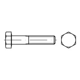DIN 931/ISO 4014 Sechskant-Schaftschraube M36x260 Stahl 10.9 - Hochwertige Sechskant-Schaftschraube aus robustem Stahl, ideal für den professionellen Einsatz in Maschinenbau und Konstruktion.