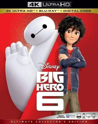 Big Hero 6 [New 4K UHD Blu-ray] With Blu-Ray, 4K Mastering, Dolby, Dubbed, Sub