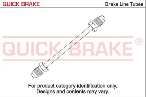 Quick Brake Bremsleitung CN-2600A-A - Hochwertige Bremsleitung CN-2600A-A für zuverlässige Bremsleistung im Kfz-Bereich, einfach zu installieren und langlebig.