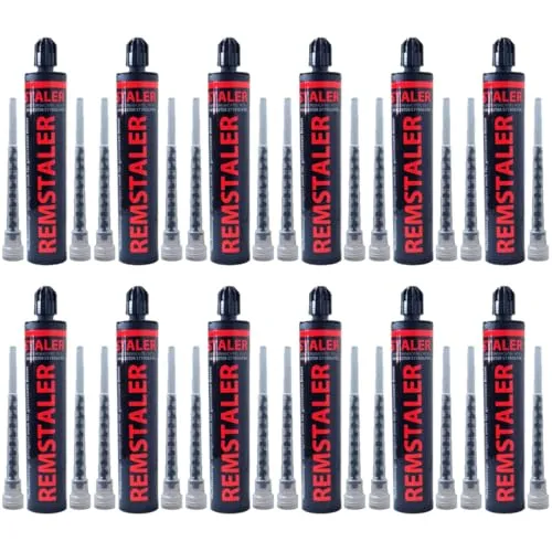 12x Remstaler VERBUNDMÖRTEL 300ml | ETA OPTION 1 für gerissenen und ungerissenen Beton | VINYLESTER STYROLFREI