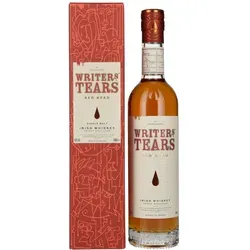 Writer's Tears RED HEAD Irish Single Malt Whiskey 46% Vol. 0,7l in Geschenkbox - Exklusiver irischer Single Malt Whiskey, dreifach destilliert und in Sherryfässern gereift. Ideal als Geschenk für Whisky-Liebhaber, mit reichhaltigen Aromen und einem komplexen Geschmackserlebnis.