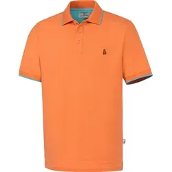 Jacques Britt Poloshirt M - Atmungsaktiv & Hautsympathisch in Orange - Hochwertiges Poloshirt in Größe M aus 95% Baumwolle und 5% Elasthan. Atmungsaktiv, pflegeleicht und ideal für den Alltag. Genießen Sie natürlichen Komfort und eine perfekte Passform.