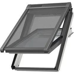 VELUX Hitzeschutzmarkise Uni Schwarz 5060 - Zubehör für Fenster – effektiver Hitzeschutz mit bis zu 76 % Reduzierung der Hitze, lichtdurchlässig und wetterbeständig für einen optimalen Ausblick.