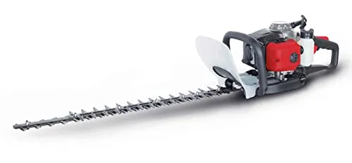 Scheppach Benzin Heckenschere HTH250/240P - Leistungsstark und ergonomisch - Heckenschere mit 1,0 PS und 600mm Schnittlänge, ideal für präzise Schnittergebnisse dank drehbarem Handgriff und Vibrationsschutz.