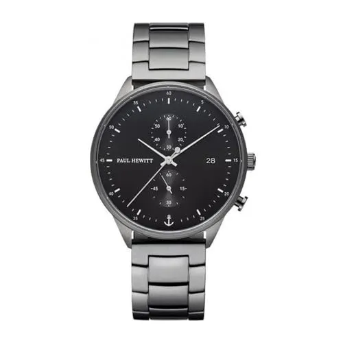 PAUL HEWITT Herren Analog Quarz Uhr mit Edelstahl Armband PH002815