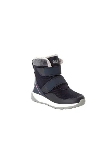 Jack Wolfskin Winterboots "Polar" - Dunkelblau, Größe 28, Kinder - Wanderschuhe für Kinder, wasserdichtes Obermaterial und warme Fütterung, ideal für kalte Tage und Abenteuer im Freien.