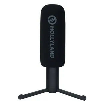 Hollyland Interview Adapter für Wireless Micros - Vielseitiger Adapter für Hand- und Tischmikrofone, perfekt abgestimmt auf Hollyland-Drahtlosmikrofone. Ideal für Interviews und Präsentationen, ermöglicht eine einfache und flexible Nutzung unterwegs.