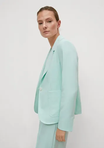 comma Jackenblazer Indoor-Blazer Blazer aus Viskosemix