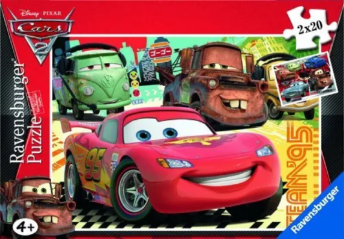 Ravensburger 09169 - Disney Cars 2: Neue Abenteuer - 2 x 20 Teile Puzzle