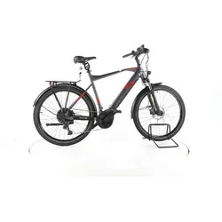 R Raymon TourRay E 6.0 Trekking E-Bike - anthracite metallic red black matt - XL / 60 cm - Refurbished Trekking E-Bike mit 60 cm Rahmen, ideal für Fahrer zwischen 184 und 193 cm. Ausgestattet mit leistungsstarkem Yamaha Akku (630 Wh) und PW-ST Motor. 100 % geprüft für höchste Zuverlässigkeit.