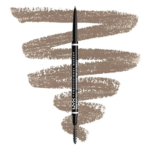 NYX Professional Makeup Augenbrauenstift, Micro Brow Pencil, Beidseitig mit ausdrehbarem Augenbrauenstift und Bürstchen, Wasserfest, Eyebrow Pencil, Vegane Formel, Farbton: 1.5 Ash Blonde