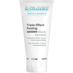 Dr. med. Christine SCHRAMMEK Triple Effect Peeling 50 ml - Gesichtspeeling mit einzigartiger Kombination aus Fruchtsäuren, Enzymen und Peelingpartikeln für strahlende Haut, Anti-Aging-Effekte und klare Poren. Frei von schädlichen Inhaltsstoffen.