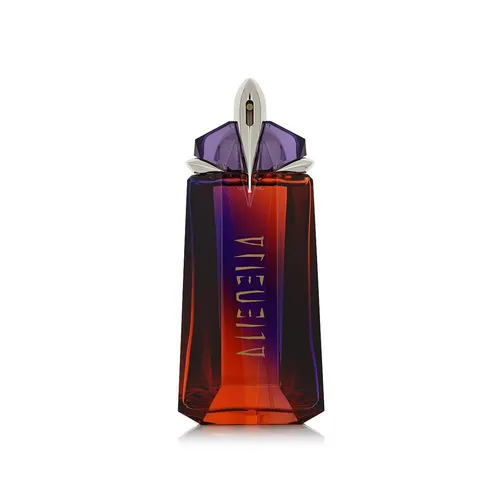 MUGLER Alien Hypersense Eau de Parfum Refillable 90 ml - Eau de Parfum mit hypnotischen, blumigen Noten für eine verstärkte Sinneswahrnehmung. Der einzigartige Talisman-Flakon verkörpert das außergewöhnliche Selbst. Entfesseln Sie Ihr inneres Alien mit diesem kühnen Duft.