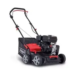 Scheppach Benzin-Vertikutierer SC55P - 5,4 PS 4-Takt-Motor, ideal für Rasenflächen bis 1.400 m² mit 6-facher Höhenverstellung