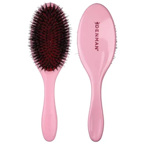 Denman Style D81M Style and Shine Brush – Haarbürste für glatte Haare in Pink Crush - Denman Style D81M Haarbürste, 1 St., für Damen. Ideal für glattes Haar und effektives Styling. Ergonomischer Griff und sanfte Borsten sorgen für müheloses Kämmen und Pflege. Ein Must-Have für Ihre Haarstyling-Routine!