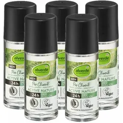 dm-drogerie markt GmbH & Co. KG Deo-Roller Active Nature - alverde, 5-tlg., Deodorant, alverde Naturkosmetik