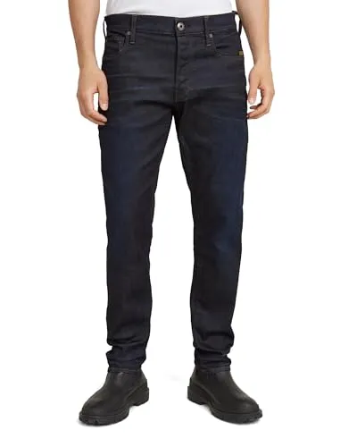 G-STAR RAW Herren 3301 Regular Tapered Jeans - Jeans mit normal sitzendem Bund und schmal zulaufendem Bein, ideal für einen modernen Look und hohen Tragekomfort.