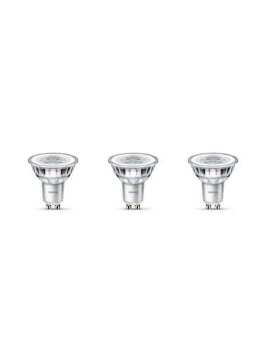 Philips LED-Lampe Classic 3.5W/827 (35W) 36° 3-pack GU10