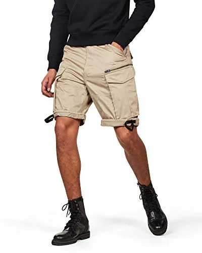 G-STAR RAW Herren Rovic Zip Relaxed Short - Herren-Shorts mit lockerem Bund und hoher Leibhöhe, ideal für lässige Looks und maximalen Komfort.