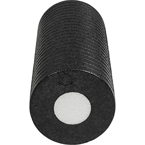 GORILLA SPORTS® Faszienrolle - Mittel-Hart, 33 x 14 cm, Herausnehmbare Innenrolle, bis 300 kg, Schaumstoff, Schwarz - Massagerolle, Foam Roller, Fitness-Rolle zur Selbstmassage von Rücken und Beine