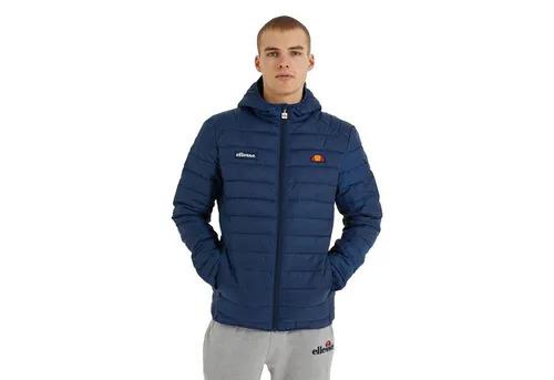Ellesse Outdoorjacke Lombardy in Blau XL - Hochwertige Outdoorjacke aus 100% pflegeleichtem Polyester, ideal für alle Wetterbedingungen. Mit Windschutz und modernem Design ist sie der perfekte Begleiter für Outdoor-Aktivitäten.