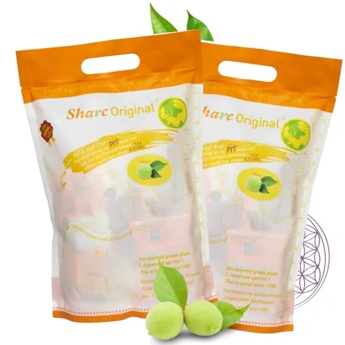 500g Share Original fermentierte grüne Pflaume jap. Aprikose 2 Monatskur, vegan, laktosefrei 2 x