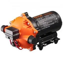 VEVOR 12V Membranpumpe 5GPM - Wasserpumpen, 12V Trinkwasserpumpe mit 5-Kammer-System für stabile und effiziente Wasserversorgung, maximaler Druck von 70 PSI und geringe Geräuschentwicklung.