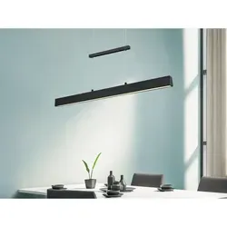 Trio R32043132 LED Hängende Deckenleuchte Paros - Moderne Deckenleuchte mit 3-Phasen-Dimmen, höhenverstellbar und energiesparenden LEDs für ein angenehmes Licht in hohen Räumen.