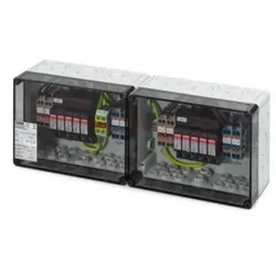 Phoenix Contact Generatoranschlusskasten SOL-SC-2ST-0#1491583 - Robuster Anschlusskasten für Photovoltaikanlagen bis 1000 V DC. Optimaler Schutz mit Überspannungsschutz und flexibler Anschlussmöglichkeit für 4x 2 Strings.