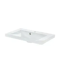 smart Bad-Waschtisch  Onda , weiß , Maße (cm): B: 74 H: 5 T: 45.0