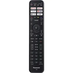 Panasonic TV Fernbedienung TX-55JZW984 | TX-58JX850E | TX-65JX850E | TX-65JX940E - Originale Fernbedienung für Panasonic TVs, sofort einsatzbereit ohne Installation. Alle Funktionen verfügbar - einfach Batterien einlegen und loslegen!