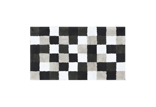 Cawö Home Badematte Square 1011 – 100% Baumwolle, grau 60x60 cm - Gemusterte Badematte aus 100% Baumwolle, pflegeleicht und kuschelig weich. Ideal für ein stilvolles Badezimmer – Maße 60x60 cm.