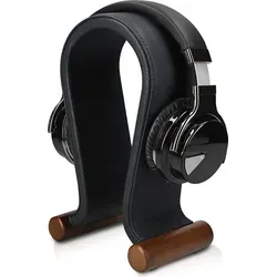 Navaris Universal Kopfhörerständer mit Kunstleder Bezug - Kopfhörerständer für optimalen Halt und stylisches Design. Rutschfest mit EVA Pads, ideal für On-Ear Kopfhörer und ein echter Hingucker in jedem Raum.