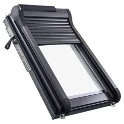 Roto Außenrollladen Designo ZRO S R6R8 Solar Funk, 54x78 cm - Zubehör für Fenster: Der elektrische Außenrollladen bietet optimalen Sonnen- und Hitzeschutz, ist einfach zu installieren und lässt sich bequem per Funk bedienen.