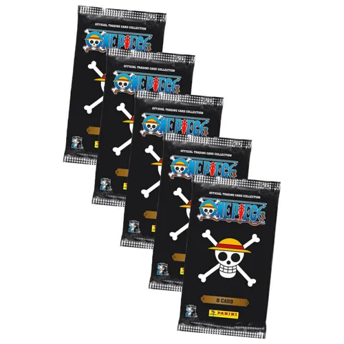 Panini One Piece Karten - Anniversary Sammelkarten (2025) - 5 Booster