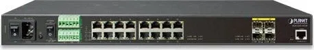 PLANET IGS-5225-16T4S Switch - L2+ managed Netzwerk-Switch mit 20 Anschlüssen, ideal für Rackmontage, bietet hohe Leistung mit 40 Gbit/s Switching Fabric und umfassende Verwaltungsfunktionen.