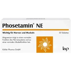 Phosetamin NE Tabletten - Nahrungsergänzungsmittel mit Elektrolyten und Lecithin, unterstützt Nerven- und Muskelfunktion, glutenfrei und ohne Gentechnik.