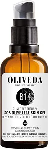 Oliveda SOS Olivenblatt Gel Protection 50 ml - Hautpflege mit einzigartigem Olivenblatt-Gel, das gegen Hautunreinheiten, Rötungen und Sonnenbrand wirkt. Ein wahrer Wunderheiler für die Hautpflege.