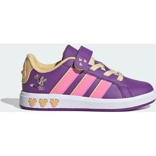 ADIDAS Disney Minnie Mouse Grand Court Schuhe - Bequeme Kinder-Schuhe mit 3D-Minnie-Design, ideal für Abenteuer und Spielzeit. Perfekt für kleine Fans, die Stil und Komfort schätzen.
