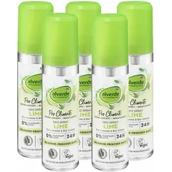 dm-drogerie markt GmbH & Co. KG Deo-Zerstäuber Lime Limette Salbei - alverde, 5-tlg., Deodorant, alverde Naturkosmetik
