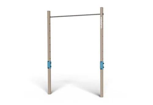 HUDORA Vario Turnreck - 7-fach höhenverstellbare Turnstange für Fitness und Gymnastik - Fitness-Kleingeräte für Kinder & Erwachsene, belastbar bis 120kg und erweiterbar für individuellen Turns Spaß im eigenen Garten.