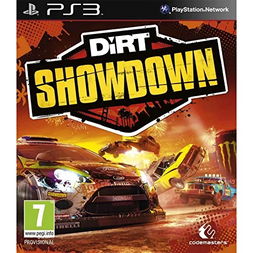 Dirt Showdown PS-3 UK - Offroad Racing Spaß - PHYSISCHE VIDEO SPIELSOFTWARE von Codemasters, erlebe packende Offroad-Rennen und spektakuläre Stunts in diesem actiongeladenen Spiel.