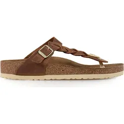 Birkenstock Damen Sandalen GIZEH BRAIDED 38EU - Sandalen mit geflochtenem Zehenriemen und Dornschnalle, bieten perfekten Komfort und zeitloses Design für warme Tage.