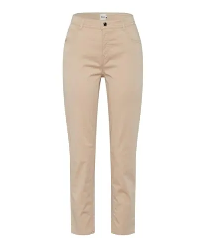 BRAX 5-Pocket-Hose "Style MARY S" Damen Gr. 44 - Damen Jeans in Beige, Regular Fit mit sportlichem Taschendesign und komfortabler Passform. Der nachhaltige Baumwollmix sorgt für ein hervorragendes Tragegefühl und besondere Leichtigkeit.